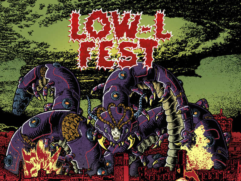 Locandina illustrata di Low-L Fest